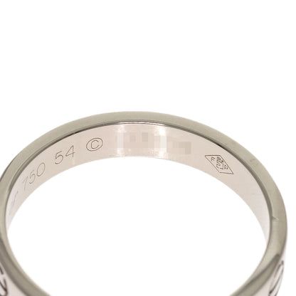 CARTIER mini love ring #54 Ring K18 White Gold Ladies [Used]
