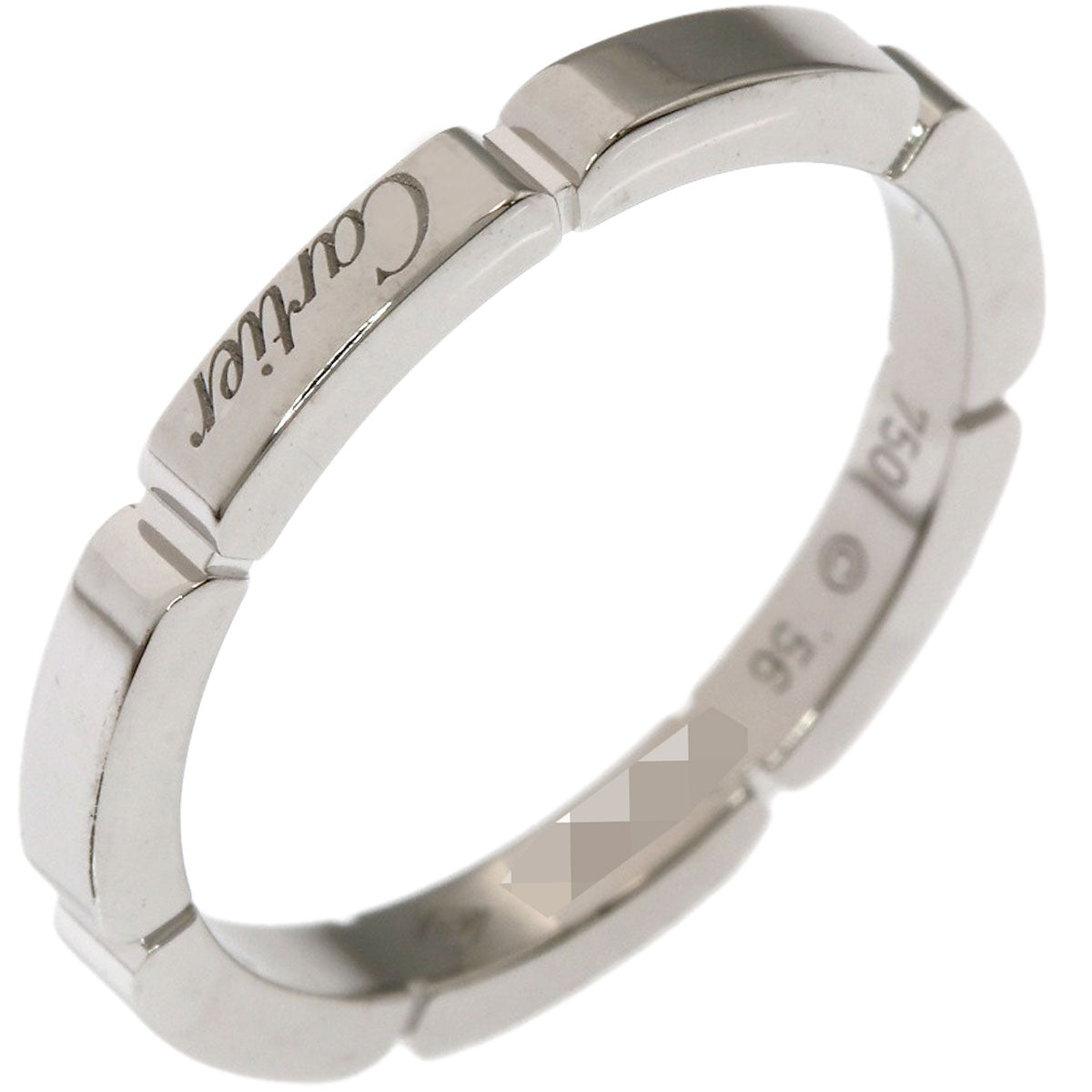 CARTIER Mayon PANTHERE # 56 Ring K18 White Gold Ladies [Used]