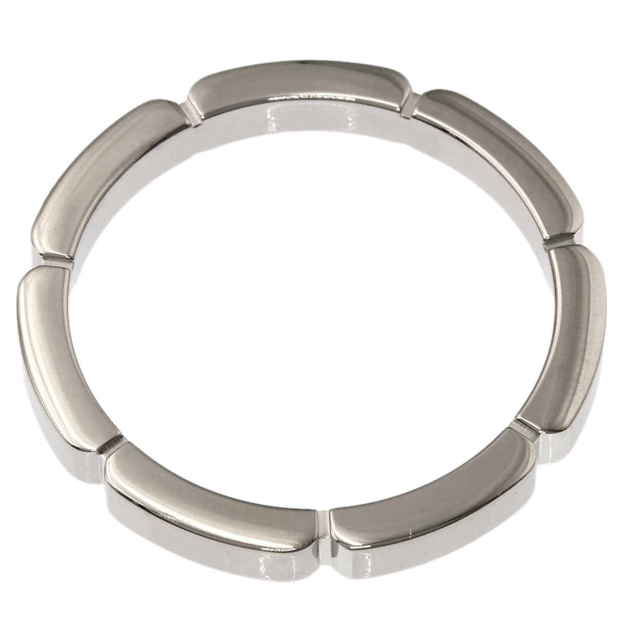 CARTIER Mayon PANTHERE # 56 Ring K18 White Gold Ladies [Used]