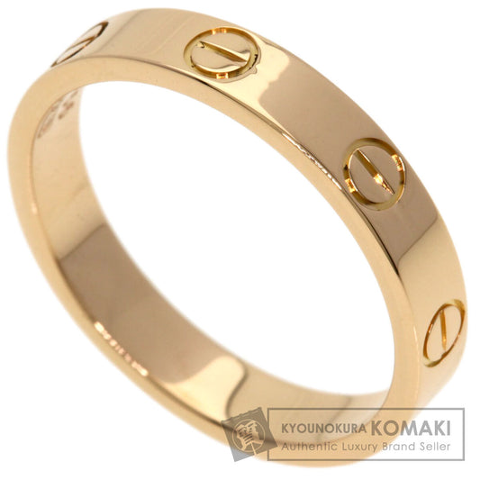 CARTIER love ring #55 Ring K18 Pink Gold Ladies [Used]