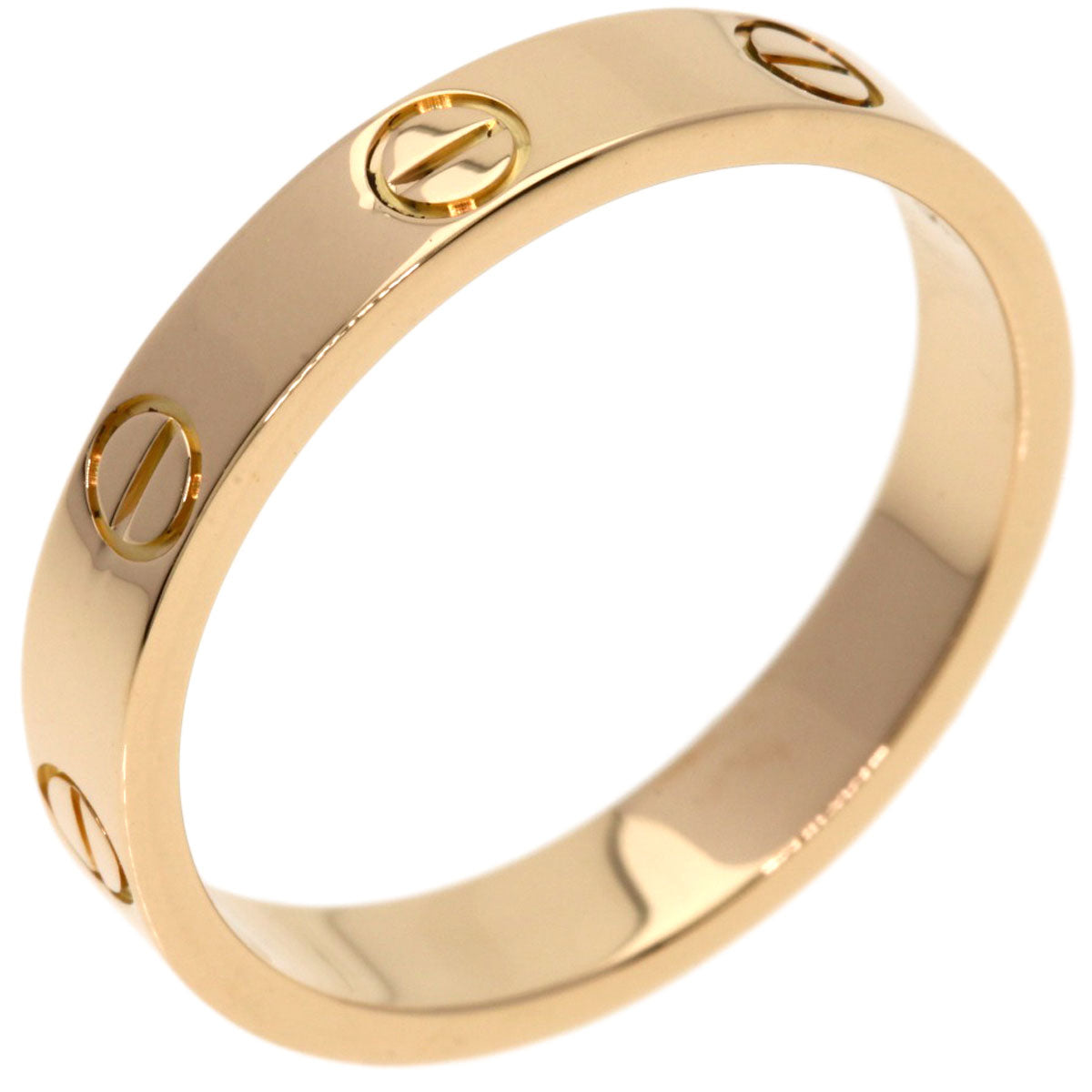 CARTIER love ring #55 Ring K18 Pink Gold Ladies [Used]