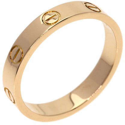 CARTIER love ring #55 Ring K18 Pink Gold Ladies [Used]