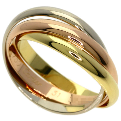 CARTIER Trinity SM #51 Ring K18 Yellow Gold K18 White GoldLadies [Used]