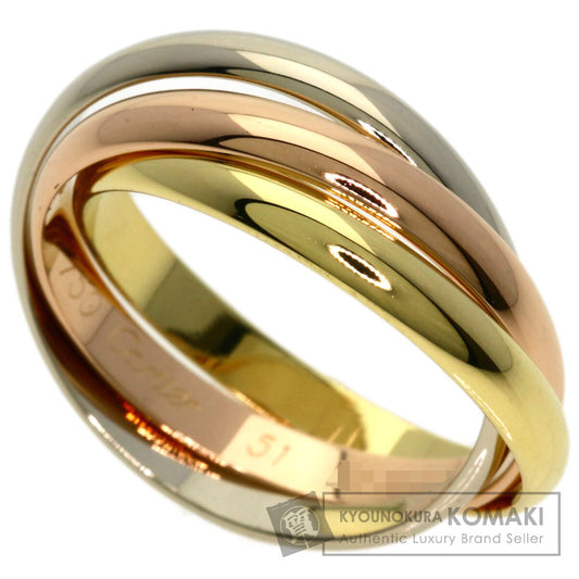 CARTIER Trinity SM #51 Ring K18 Yellow Gold K18 White GoldLadies [Used]