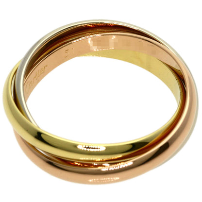 CARTIER Trinity SM #51 Ring K18 Yellow Gold K18 White GoldLadies [Used]