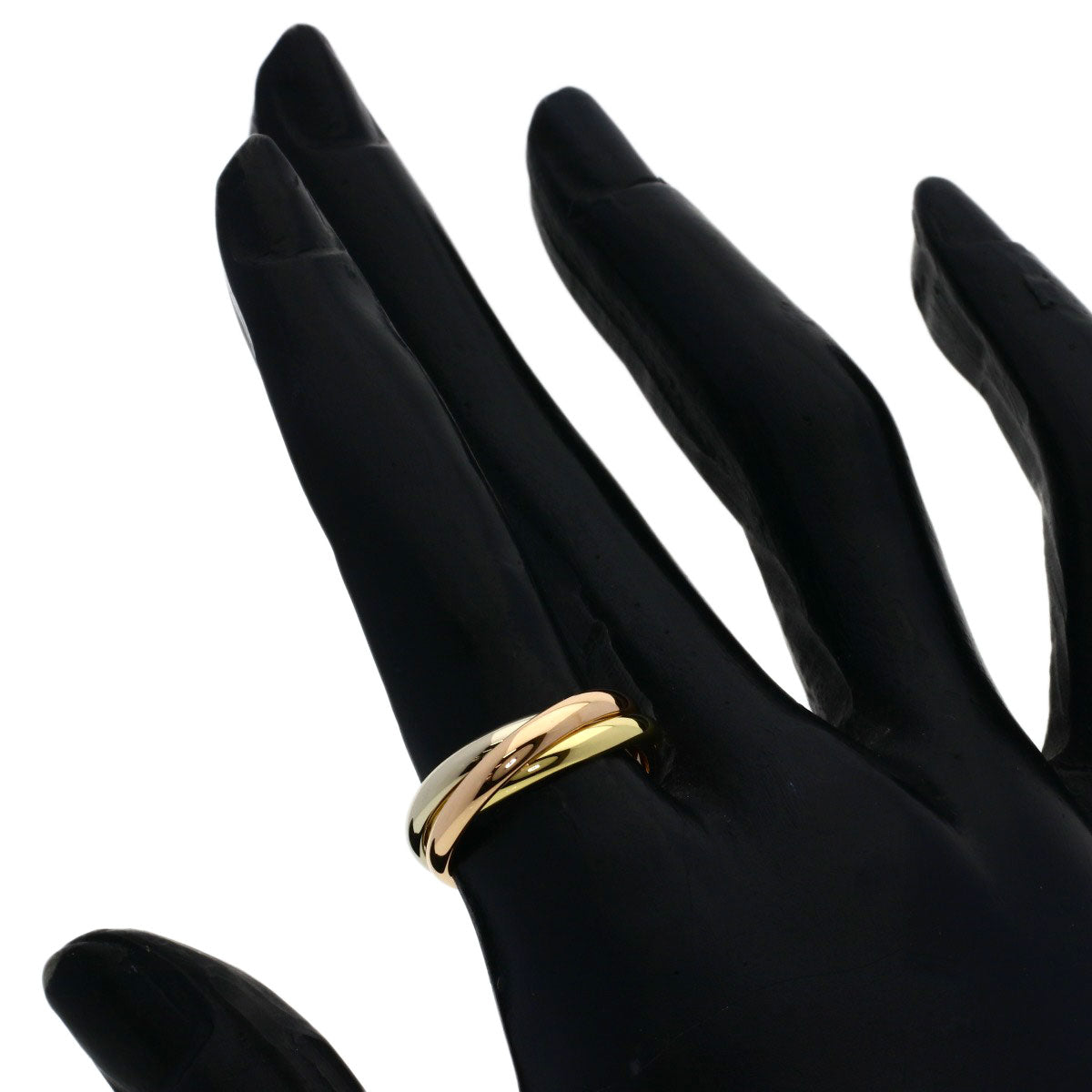 CARTIER Trinity SM #51 Ring K18 Yellow Gold K18 White GoldLadies [Used]