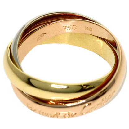CARTIER Trinity #50 Ring K18 Yellow Gold K18 White GoldLadies [Used]