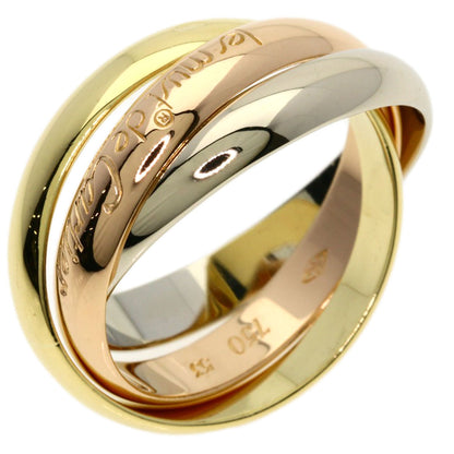 CARTIER Trinity #53 Ring K18 Yellow Gold 18K Pink GoldLadies [Used]