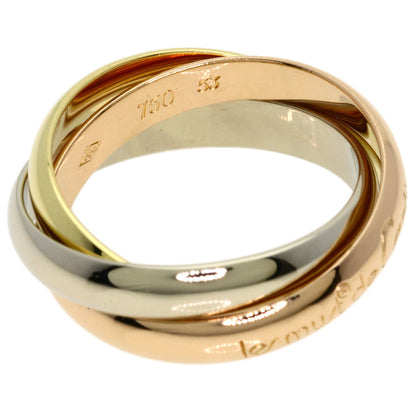 CARTIER Trinity #53 Ring K18 Yellow Gold 18K Pink GoldLadies [Used]