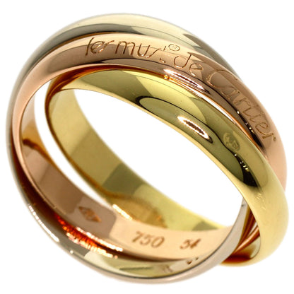 CARTIER Trinity #54 Ring K18 Yellow Gold K18 White GoldLadies [Used]