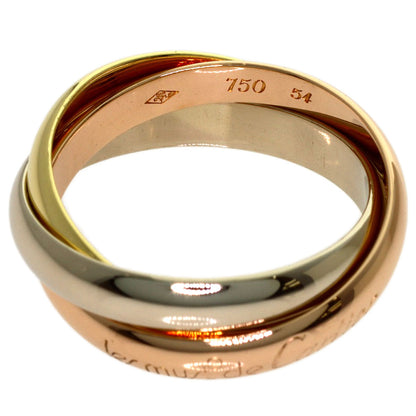 CARTIER Trinity #54 Ring K18 Yellow Gold K18 White GoldLadies [Used]
