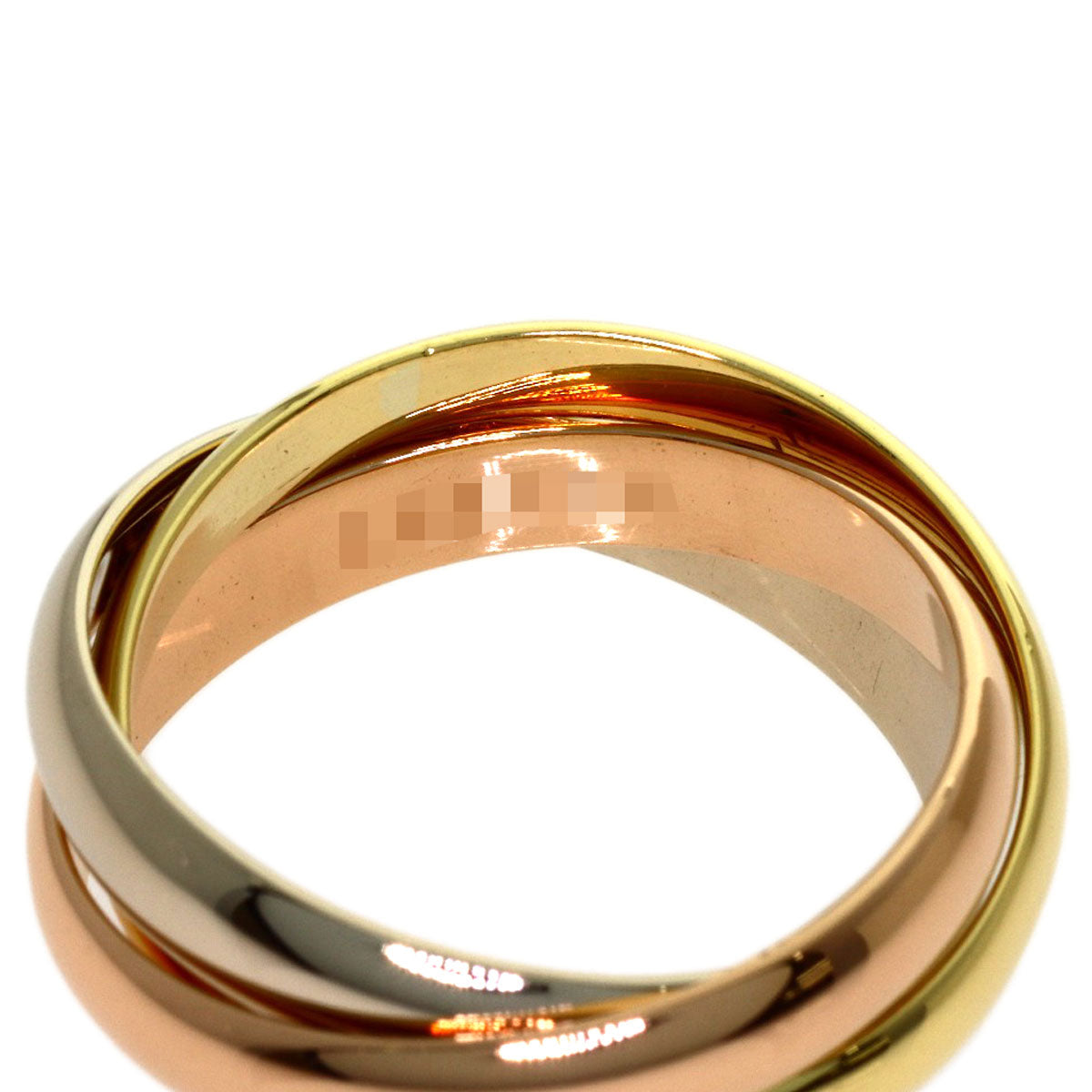 CARTIER Trinity #54 Ring K18 Yellow Gold K18 White GoldLadies [Used]