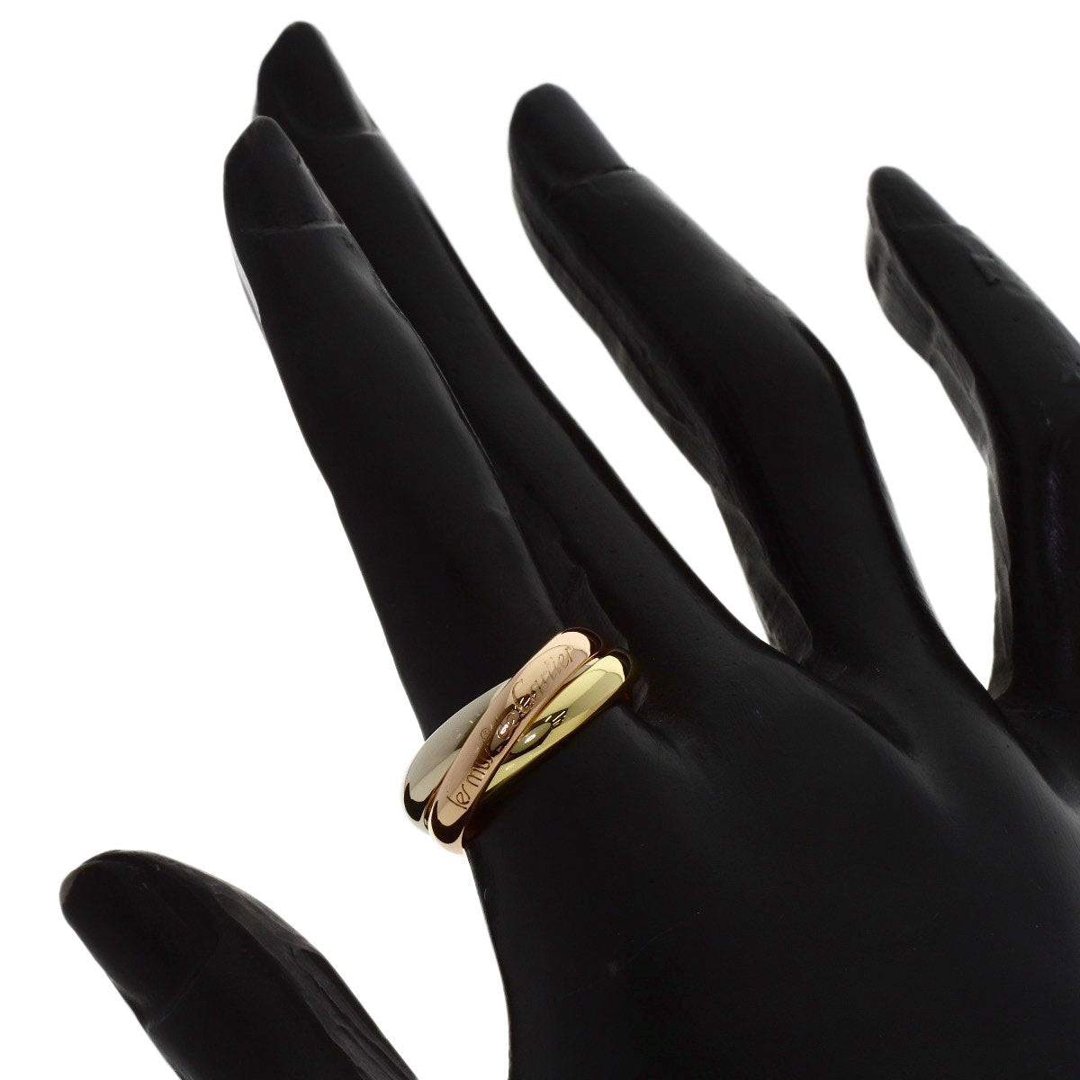 CARTIER Trinity #54 Ring K18 Yellow Gold K18 White GoldLadies [Used]