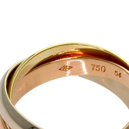 CARTIER Trinity #54 Ring K18 Yellow Gold K18 White GoldLadies [Used]