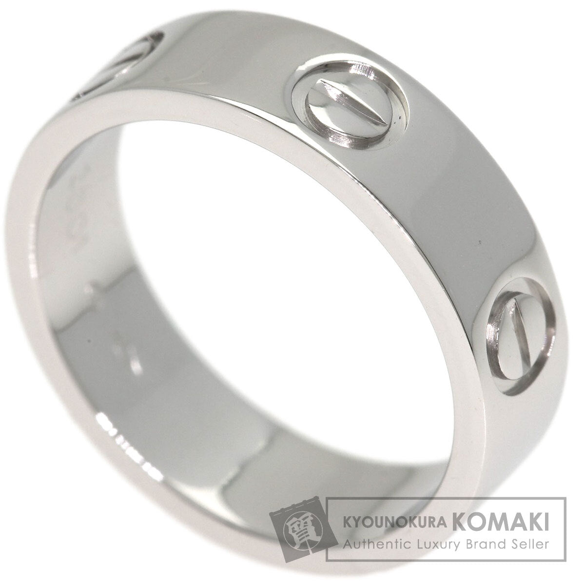 CARTIER love ring #53 Ring Platinum PT950 Ladies [Used]