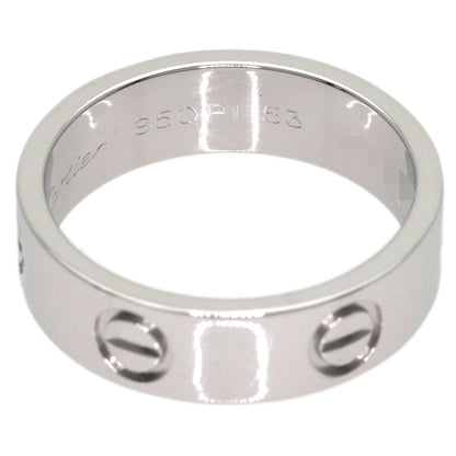 CARTIER love ring #53 Ring Platinum PT950 Ladies [Used]