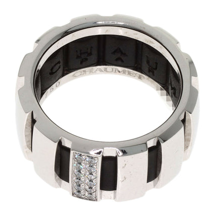 Chaumet Class One MM Diamond #52 Ring K18 White Gold Ladies [Used]