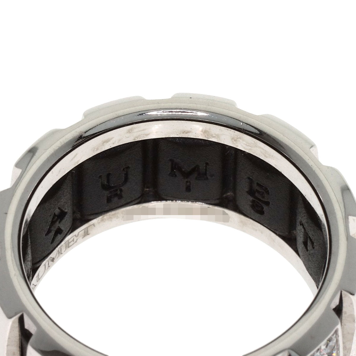 Chaumet Class One MM Diamond #52 Ring K18 White Gold Ladies [Used]