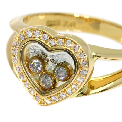 Chopard Happy diamond Ring K18 Yellow Gold Ladies [Used]