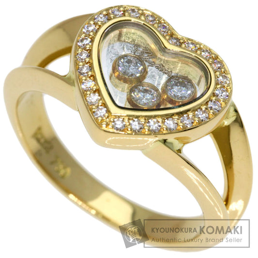 Chopard Happy diamond Ring K18 Yellow Gold Ladies [Used]