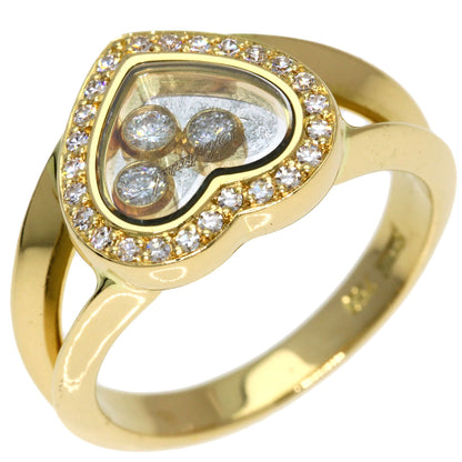 Chopard Happy diamond Ring K18 Yellow Gold Ladies [Used]