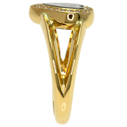 Chopard Happy diamond Ring K18 Yellow Gold Ladies [Used]