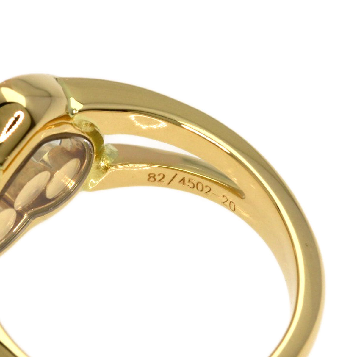 Chopard Happy diamond Ring K18 Yellow Gold Ladies [Used]