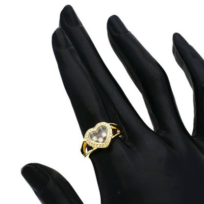 Chopard Happy diamond Ring K18 Yellow Gold Ladies [Used]