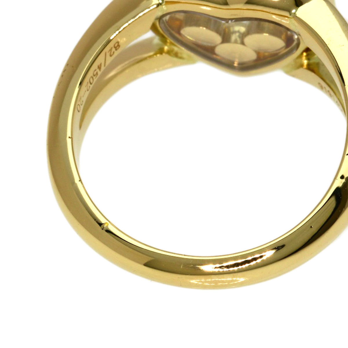 Chopard Happy diamond Ring K18 Yellow Gold Ladies [Used]