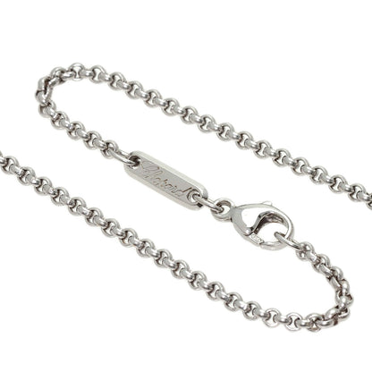 Chopard Happy Diamond Cross Diamond Necklace K18 White Gold Ladies [Used]