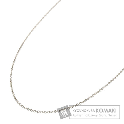 TIFFANY&Co. Chain 17.7" Necklace K18 White Gold Ladies [Used]