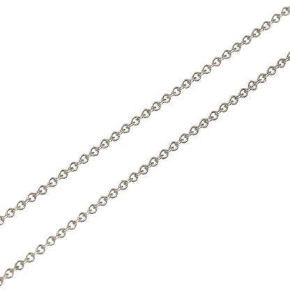 TIFFANY&Co. Chain 17.7" Necklace K18 White Gold Ladies [Used]