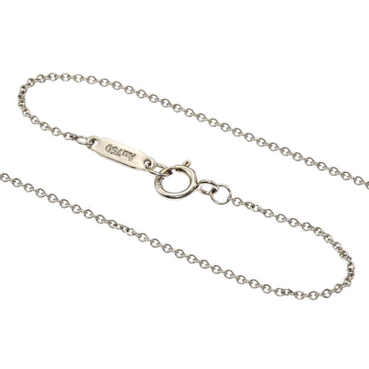 TIFFANY&Co. Chain 17.7" Necklace K18 White Gold Ladies [Used]