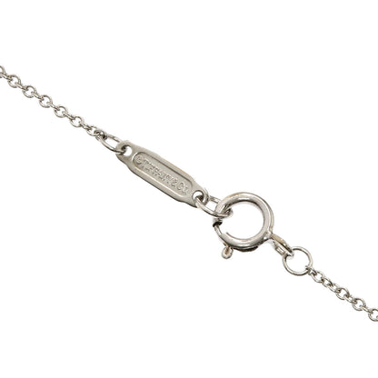 TIFFANY&Co. Chain 17.7" Necklace K18 White Gold Ladies [Used]