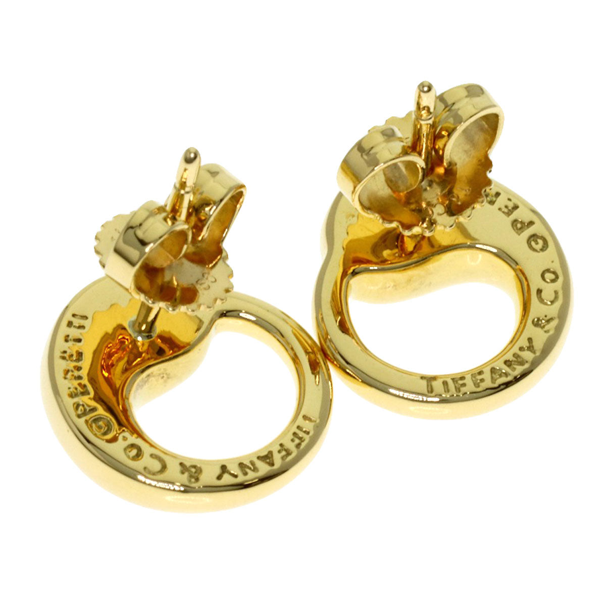 TIFFANY&Co. Eternal circle earring K18 Yellow Gold Ladies [Used]