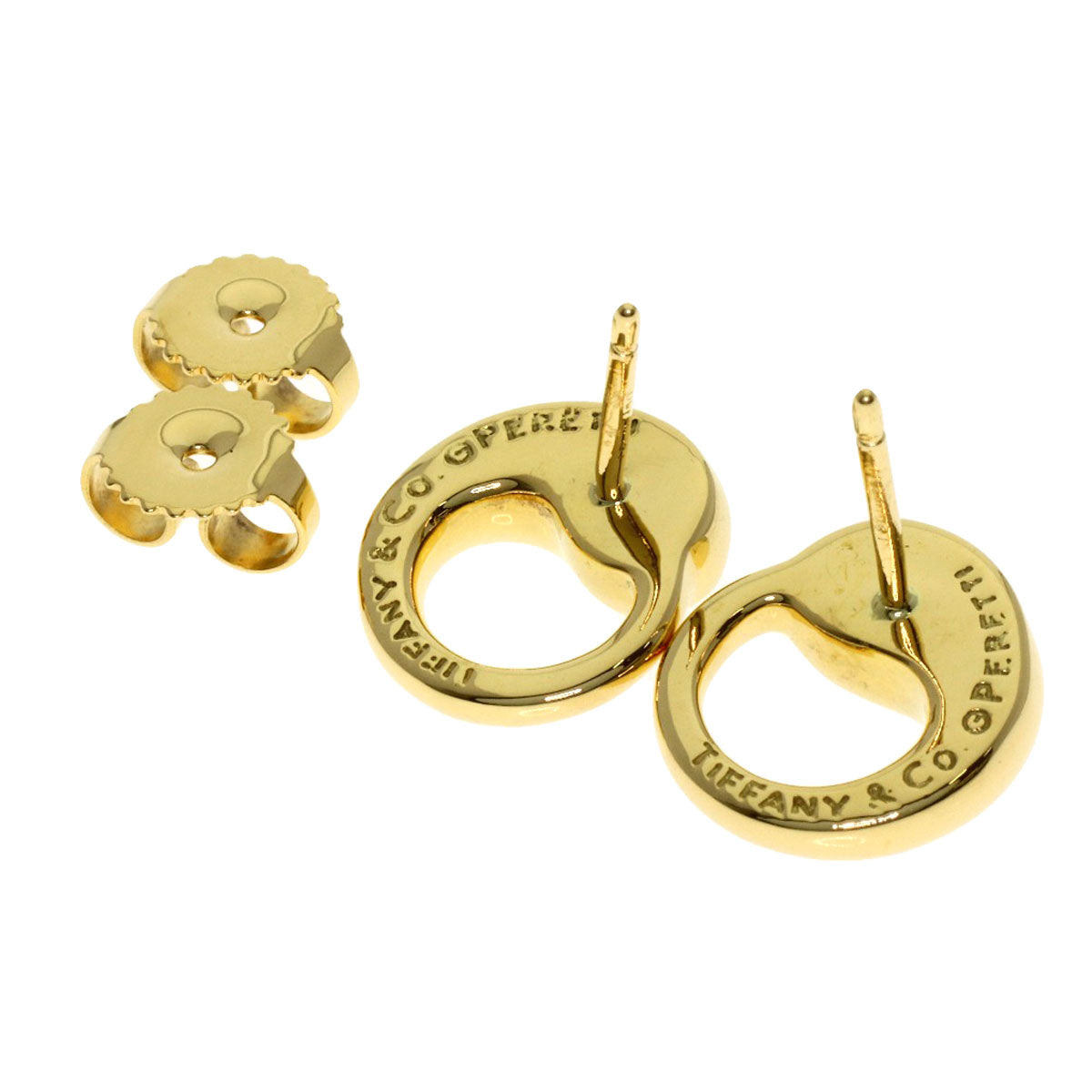 TIFFANY&Co. Eternal circle earring K18 Yellow Gold Ladies [Used]