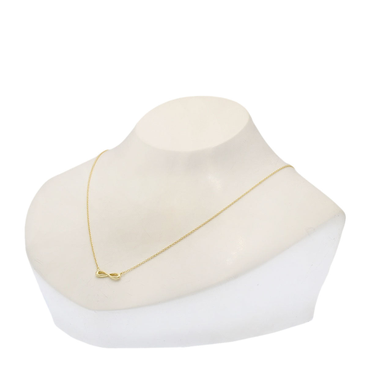 TIFFANY&Co. Infinity Necklace K18 Yellow Gold Ladies [Used]