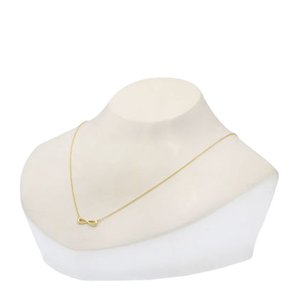 TIFFANY&Co. Infinity Necklace K18 Yellow Gold Ladies [Used]