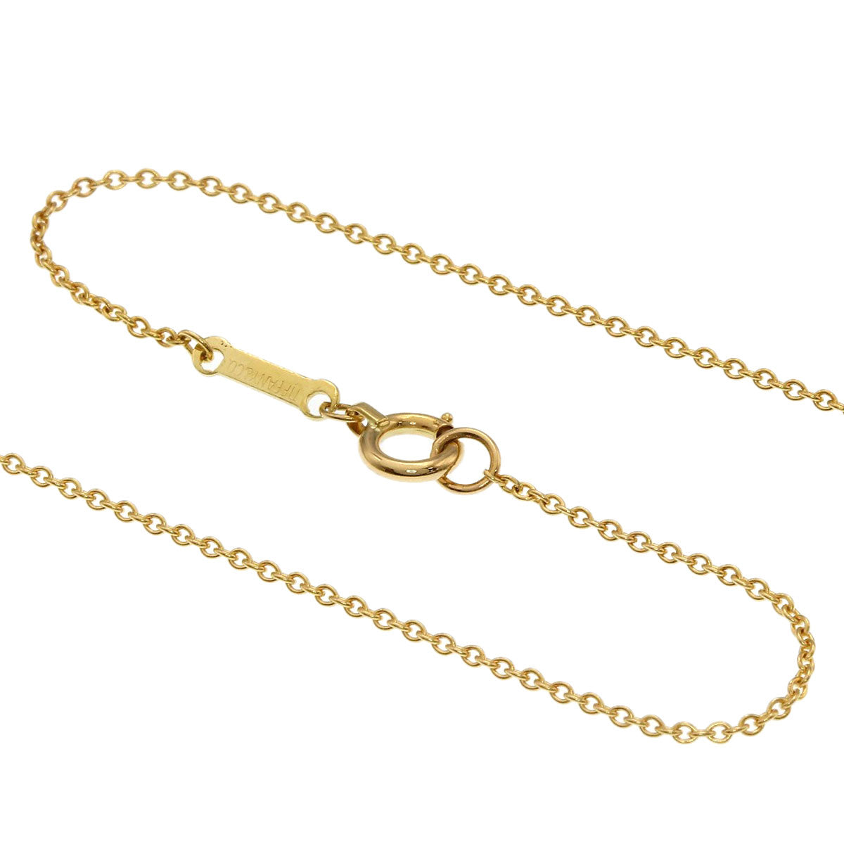 TIFFANY&Co. Infinity cross Necklace K18 Yellow Gold Ladies [Used]
