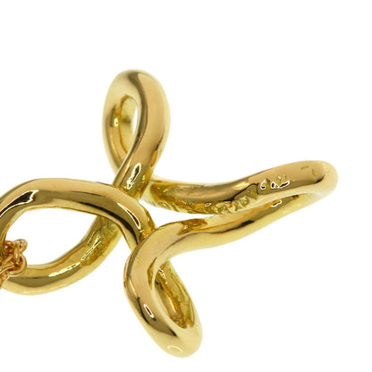 TIFFANY&Co. Infinity cross Necklace K18 Yellow Gold Ladies [Used]