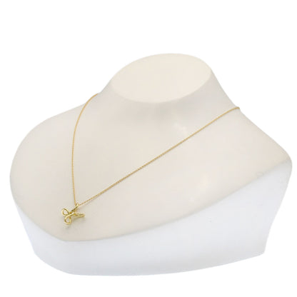 TIFFANY&Co. Infinity cross Necklace K18 Yellow Gold Ladies [Used]
