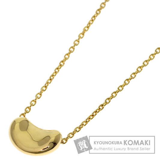 TIFFANY&Co. Bean Necklace K18 Yellow Gold Ladies [Used]