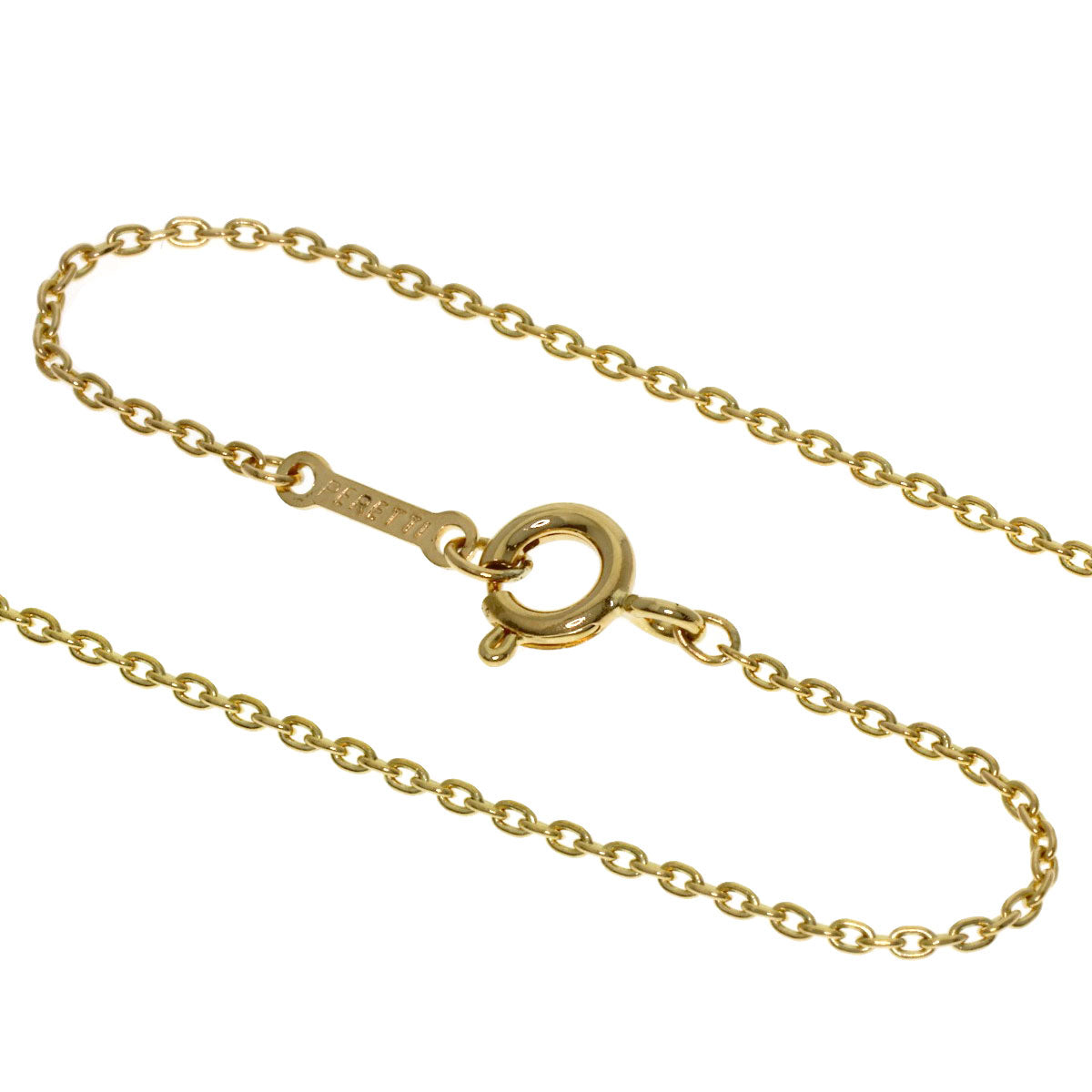 TIFFANY&Co. Bean Necklace K18 Yellow Gold Ladies [Used]