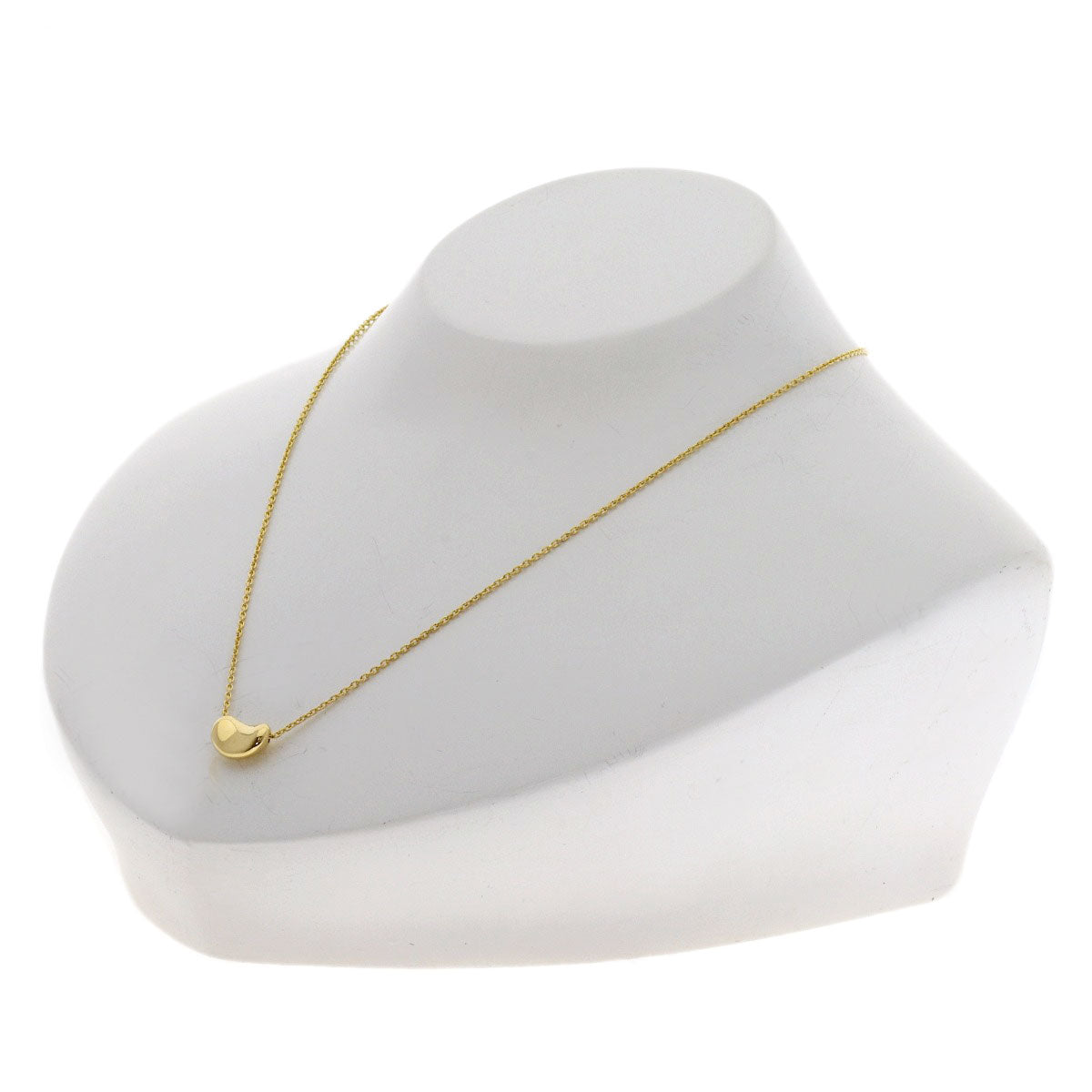 TIFFANY&Co. Bean Necklace K18 Yellow Gold Ladies [Used]
