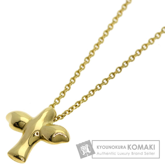 TIFFANY&Co. Bird cross Necklace K18 Yellow Gold Ladies [Used]