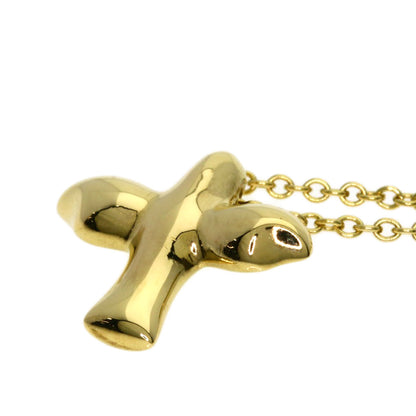 TIFFANY&Co. Bird cross Necklace K18 Yellow Gold Ladies [Used]