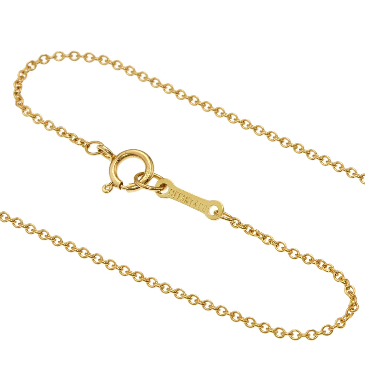 TIFFANY&Co. Full heart Necklace K18 Yellow Gold Ladies [Used]