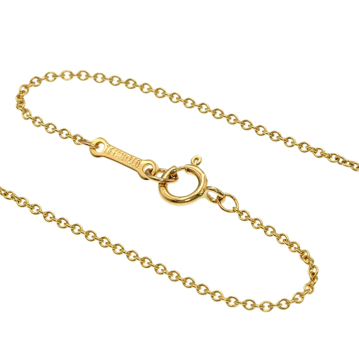 TIFFANY&Co. Bean Necklace K18 Yellow Gold Ladies [Used]