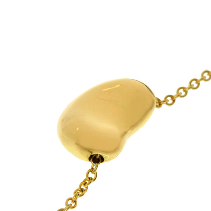TIFFANY&Co. Bean Necklace K18 Yellow Gold Ladies [Used]