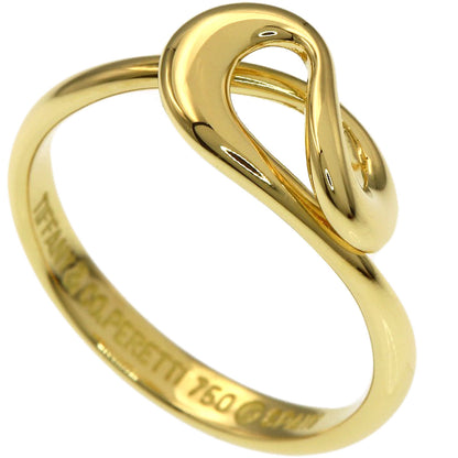 TIFFANY&Co. Open wave Ring K18 Yellow Gold Ladies [Used]